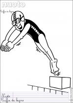 coloriage-natation-1